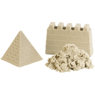 Playtastic Knetsand: Kinetischer Sand grob, 1 kg (Modelliersand)