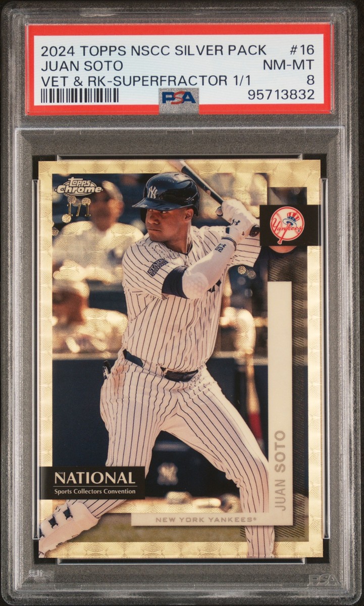 2024 SUPERFRACTOR 1/1 #16 JUAN SOTO 1/1 PSA 8 | eBay