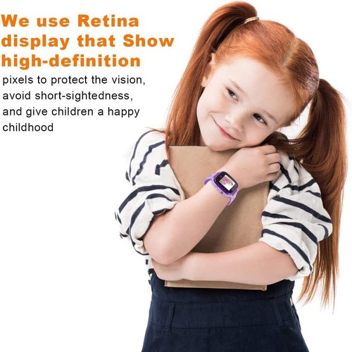 4G Kinder SmartWatches, LBS WiFi GPS Tracker Smartwatch Telefonanruf für Jungen Mädchen - Bild 33 von 33