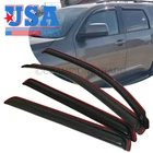 US IN-CHANNEL Window Visors Sun Vent Rain Guards for Toyota Sequoia 2008-2022