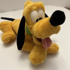 Disneyland Resort Pluto Plush Laying Classic Cartoon Character Stuffed Animal