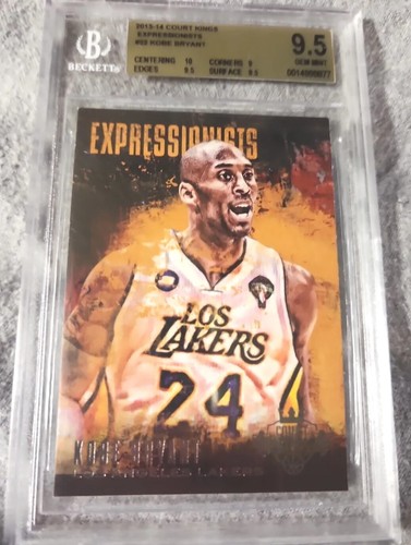 Kobe Bryant 2013-14 Panini Court Kings Expressionists BGS Graded 9.5 Gem Mint - Picture 2 of 5