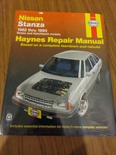 1982 Thru 1990 Nissan Stanza Haynes Repair Manual New Sealed