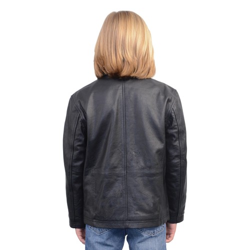 Milwaukee Leather Boy's Youth Size Leather JD Zipper Front Jacket **LKK1940 - Picture 3 of 3