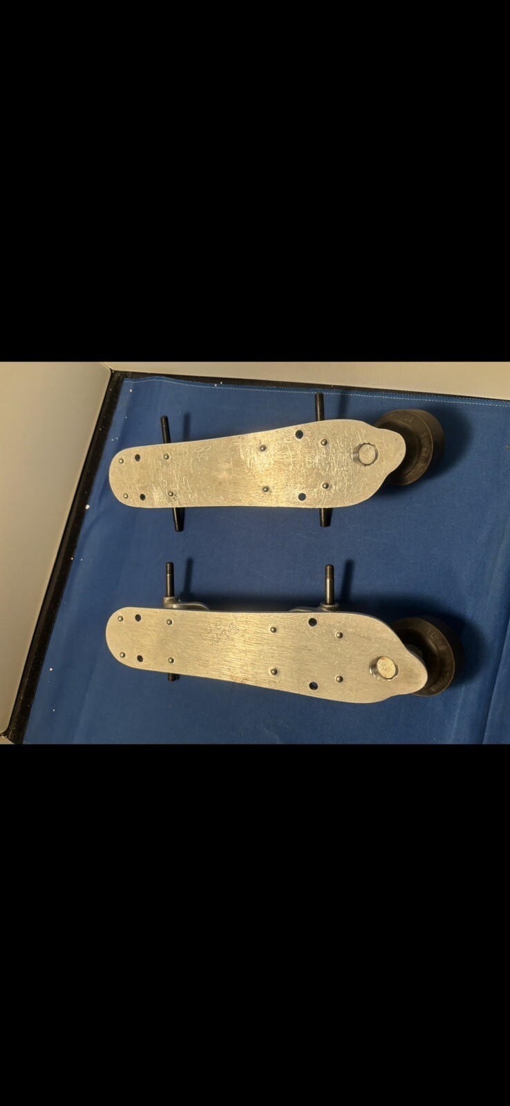 DOUGLAS SNYDER Roller Skate Plates Size 5 With Toe Stops Used eBay