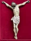 2025 SALE !Exceptional Corpus Christi  carved in wood / Christ mounted in frame