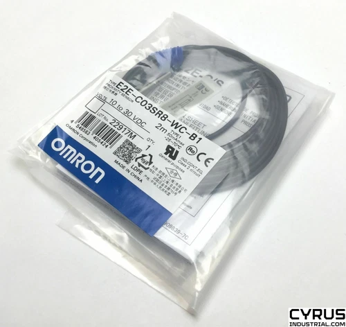 Omron E2E-C03SR8-WC-B1 Shielded, Cylinder type 3 dia., DC Three-wires models, Se
