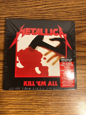 Metallica Kill 'Em All CD 1983 Rock Heavy Metal Album Remastered
