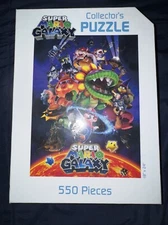 Nintendo Super Mario Galaxy Collectors Puzzle 550 Pieces 18" x 24" *New* Sealed