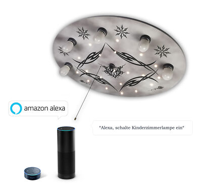 Niermann Deckenleuchte Gothic  'Amazon Alexa kompatibel' ,Sonoff
