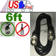 6ft/feet/foot HD-SDI RG59 Video Cable D BNC Male~M 75ohm 1.8M/2Meter Cord/Wire