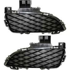 2pc Set 2004-2006 Mazda3 Standard Sedan Front Bumper Fog Light Insert Grilles 2pc Set 2004-2006 Mazda3 Standard Sedan Front Bumper Fog Light Insert Grilles