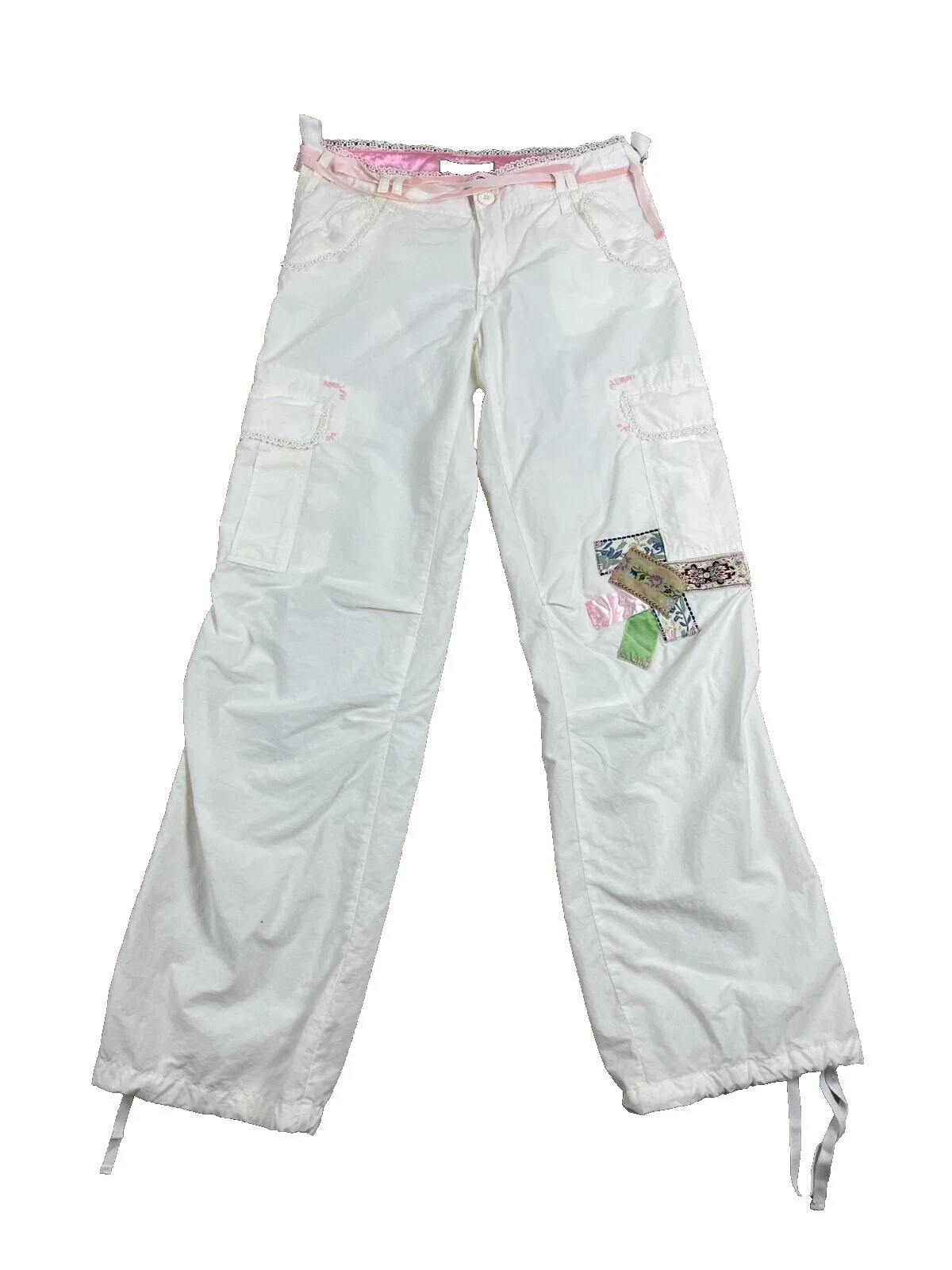 Miss Me White Regular Size Pants for Women