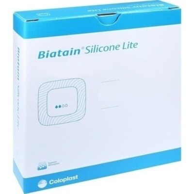 Biatain Silicone Lite Verbände 7,5 cm x 7,5 cm x 5