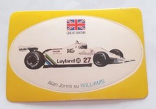 OLD STICKER / Old Sticker F1 ALAN JONES WILLIAMS DUFOUR (cm 9 x 6)