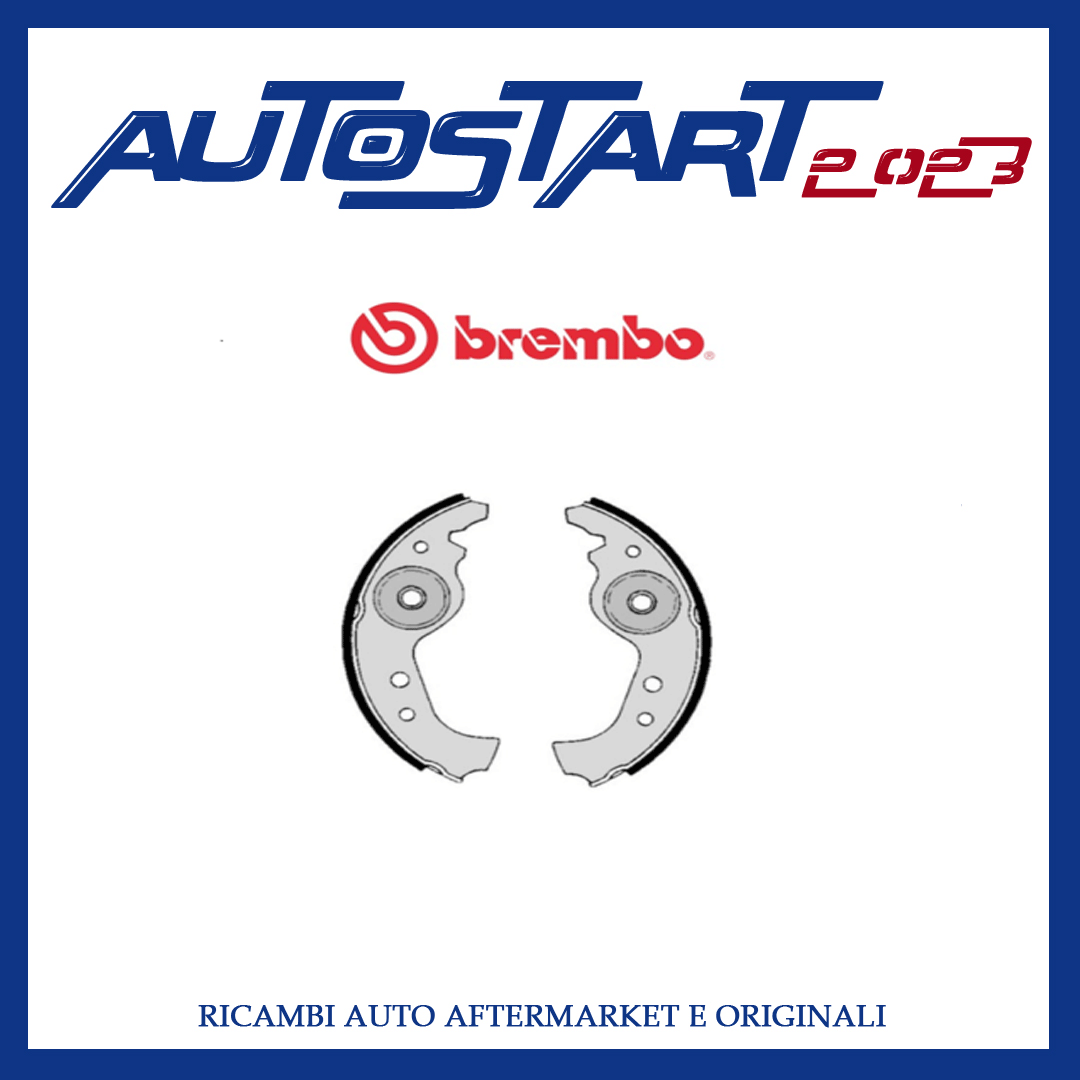 S23501 Kit ganasce freno post adatto a Fiat Panda (141A) 86  (BREMBO)