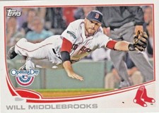 2014 Opening Day Series Will Middlebrook 210 Boston Red Sox NM/MT