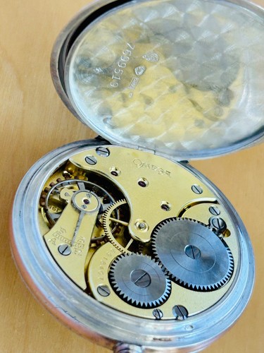 2T612 Omega silver pocket watch, cal.19LB.TI red 13-24, popular collection model - Picture 19 of 20