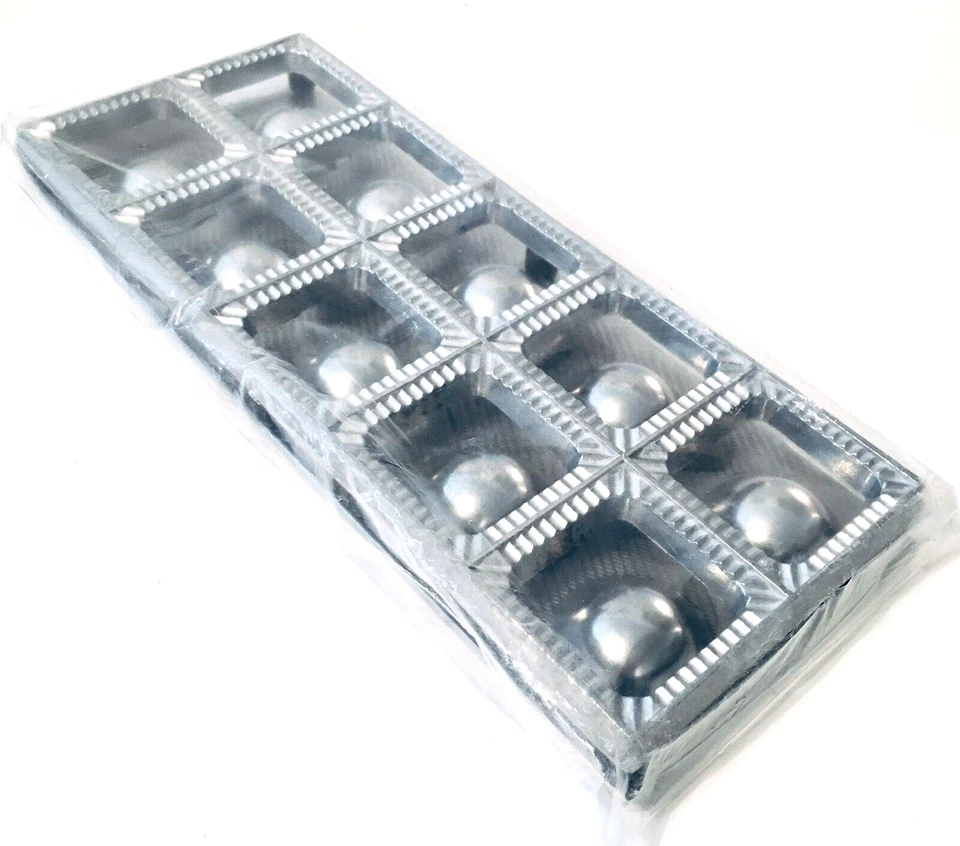 Square Ravioli Form w/Press Band -   Instructions - Makes 10 2 1/2” Ravioli - Image 3 of 3