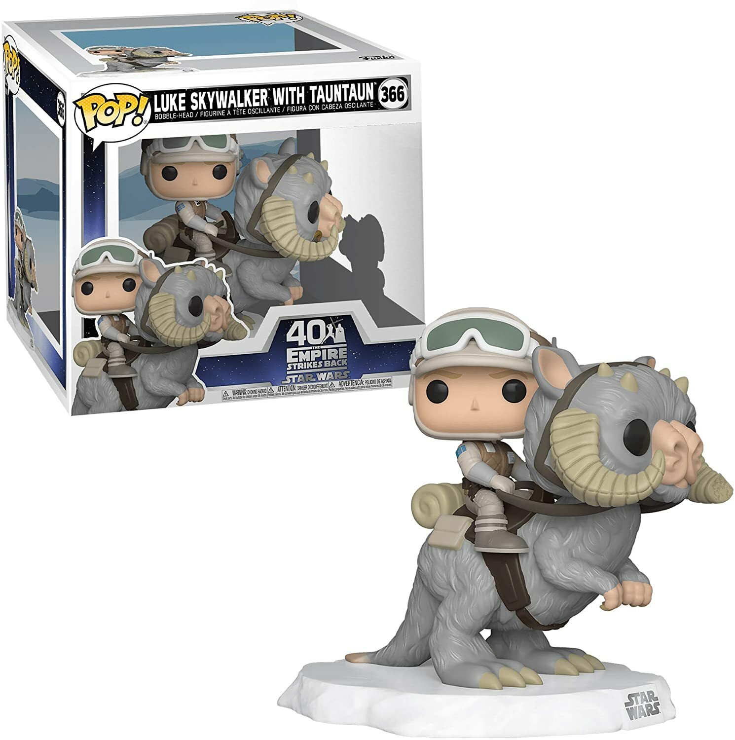 Luke Skywalker Avec Tauntaun -Funko Pop! Bobble-Head #366- Star Wars 40Th Anniv