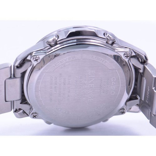 Casio LINEAGE LCW-M300D-1AJF Solar Radio Watch Multi Band 6 Stainless Steel New - Picture 4 of 6