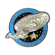 Pin esmaltado Eaglemoss Star Trek: Voyager USS Voyager (NCC-74656)
