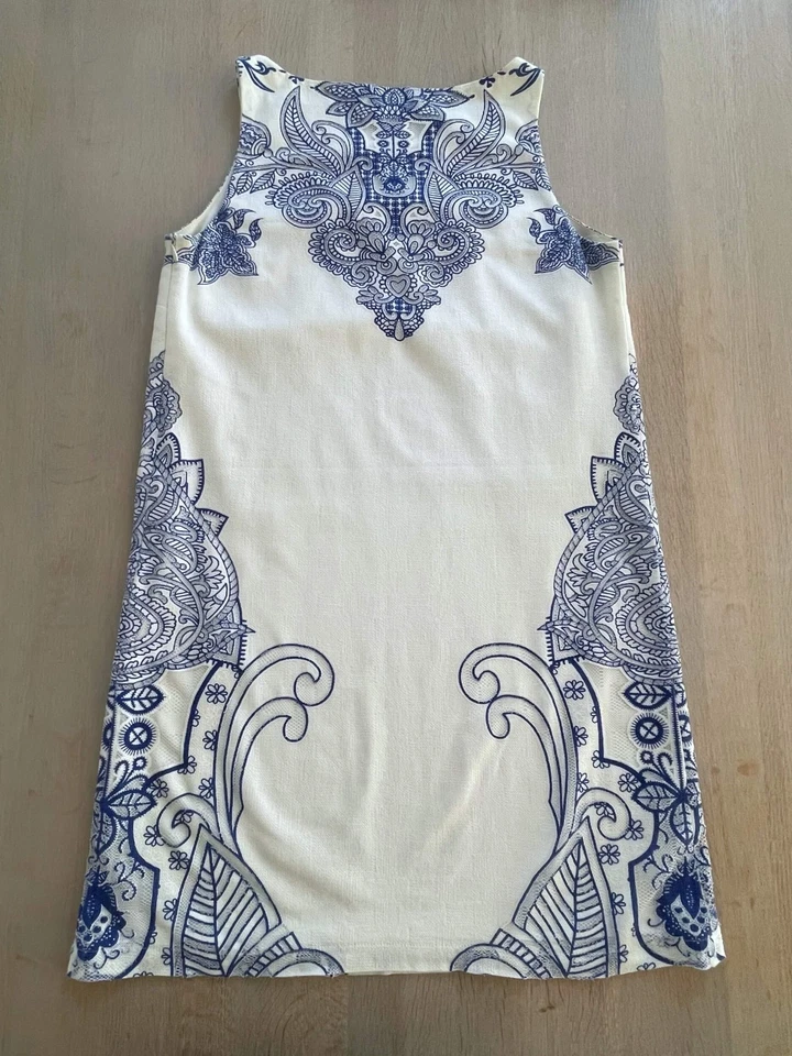 Paisley Etuikleid, Promod ärmelloses Sommerkleid, Boho Resort Wear, Größe M - Bild 3 von 4
