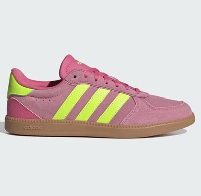 Adidas Breaknet Sleek Suede Gum Trainers Pink Uk 5,5 Jh6899
