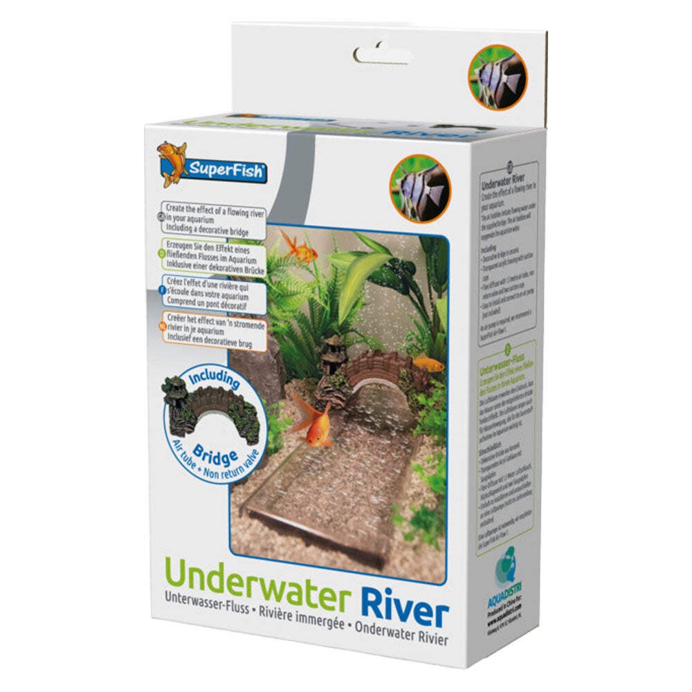 SuperFish Aquarium Fish Tank Underwater River