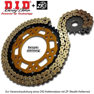 DID Kettensatz Stealth 428NZ G&B Clip für Malaguti Dune 125 Enduro, Baujahr 2019