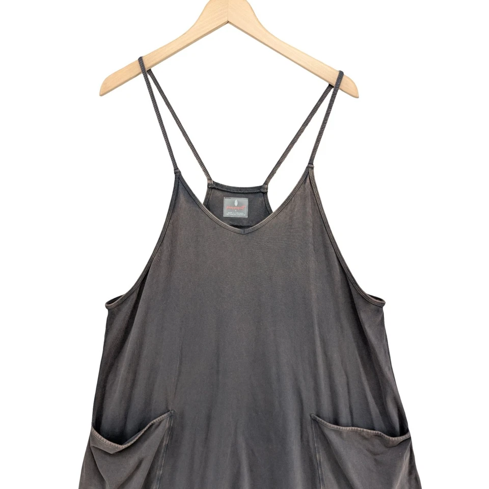 Mono Free People FP Hot Shot para mujer gris holgado bolsillos de gran tamaño talla L Foto 4 de 4