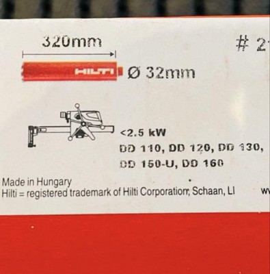 Hilti Diamond Core Bit 32mm SPX-L DD120 Drill Bit New Made in Hungary With Box