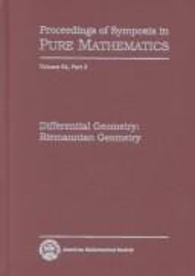 Differential Geometry, Part 3 Hardcover American Mathem American