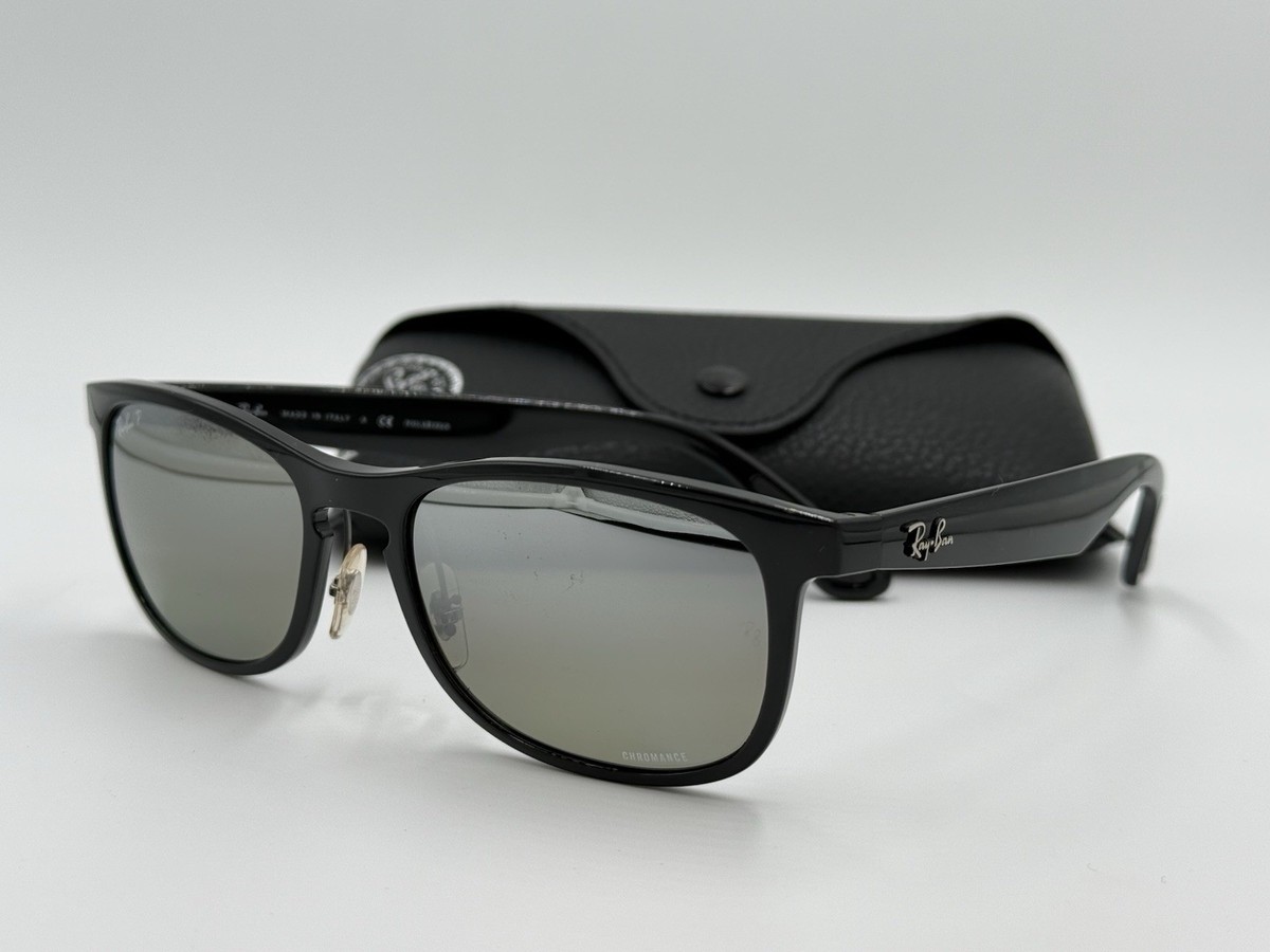 Ray Ban RB4263 601/5J Silver Mirrored CHROMANCE POLARIZED/ Black