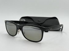 Ray Ban RB4263 601/5J Silver Mirrored CHROMANCE POLARIZED/ Black AUTHENTIC Italy