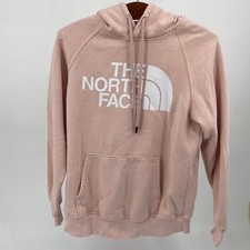 The North Face Women's Med Pink Hoodie Sweatshirt Pullover Comfort Athleisure