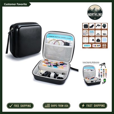 85PCS Professional Guitar Accessories Kit - Complete Care & Maintenance Set