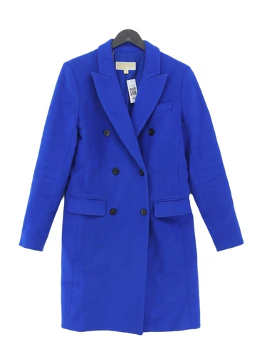 Cappotto donna Michael Kors UK 8 lana blu