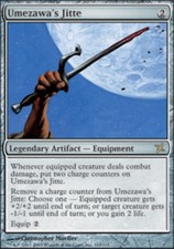 [1x] Umezawa's Jitte Slight Play, English Betrayers of Kamigawa MTG Magic