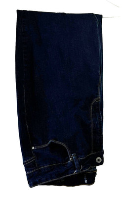Rebel Women's Blue Denim Jeans - Size: 18W (Plus) - Waist 38 inches - Ankle Zip