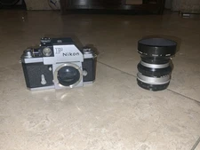 Fully OEM Nikon F with Photomic Viewfinder. EXC 4+ Please read.