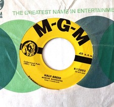 MARVIN RAINWATER-HALF-BREED b/w A SONG OF LOVE-ORIG 1959-ROCKABILLY 45 RPM