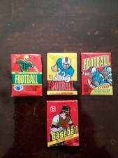 4 Wrapper lot 1975 1976 1980 Topps Football 1978 Topps Baseball (SEE PICS)