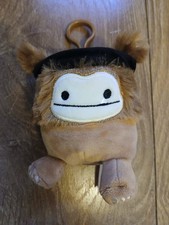 Squishmallows Benny Bigfoot Plush Keyring Bag Charm Clip Key  Squishmallow 4"
