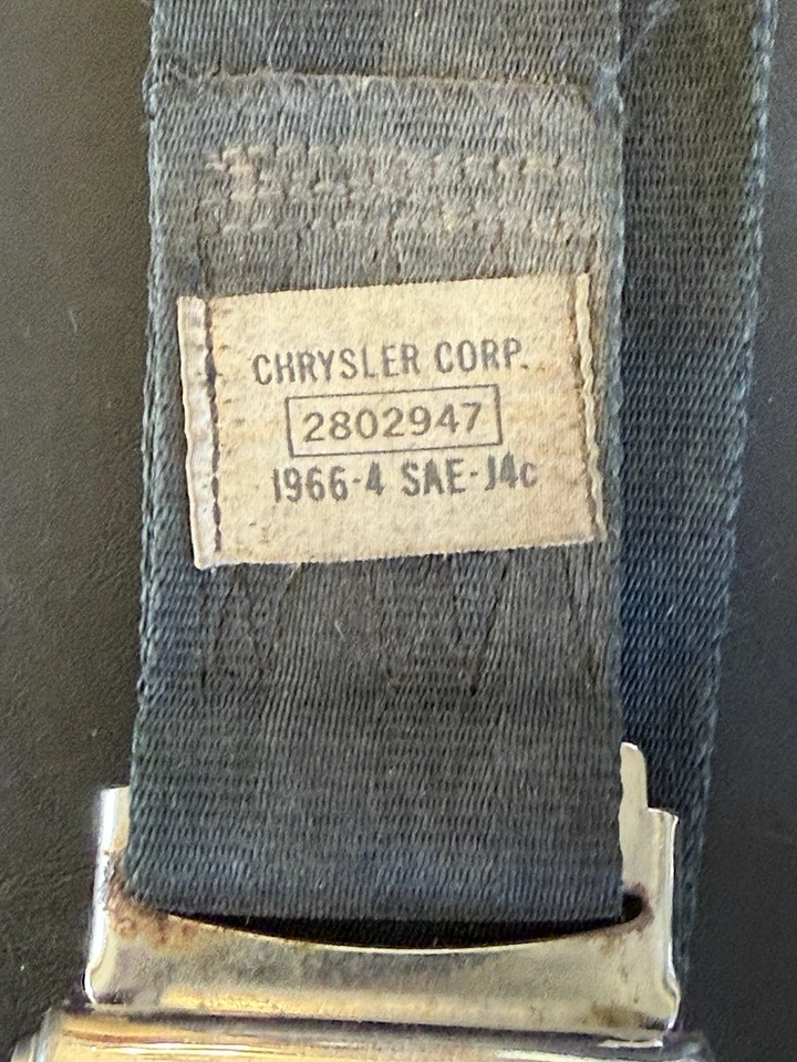 1966-1967 Chrysler A B тела ремни безопасности Dodge 2802947 DART зарядное устройство Coronet GTX - Изображение 3 из 4