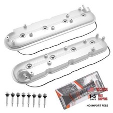 Aluminum Engine Valve Covers w/Gasket Compatible with Cadillac Vehicle 1999