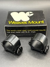 Weaver Detachable Scope Rings, Medium Gloss, 1  Diameter