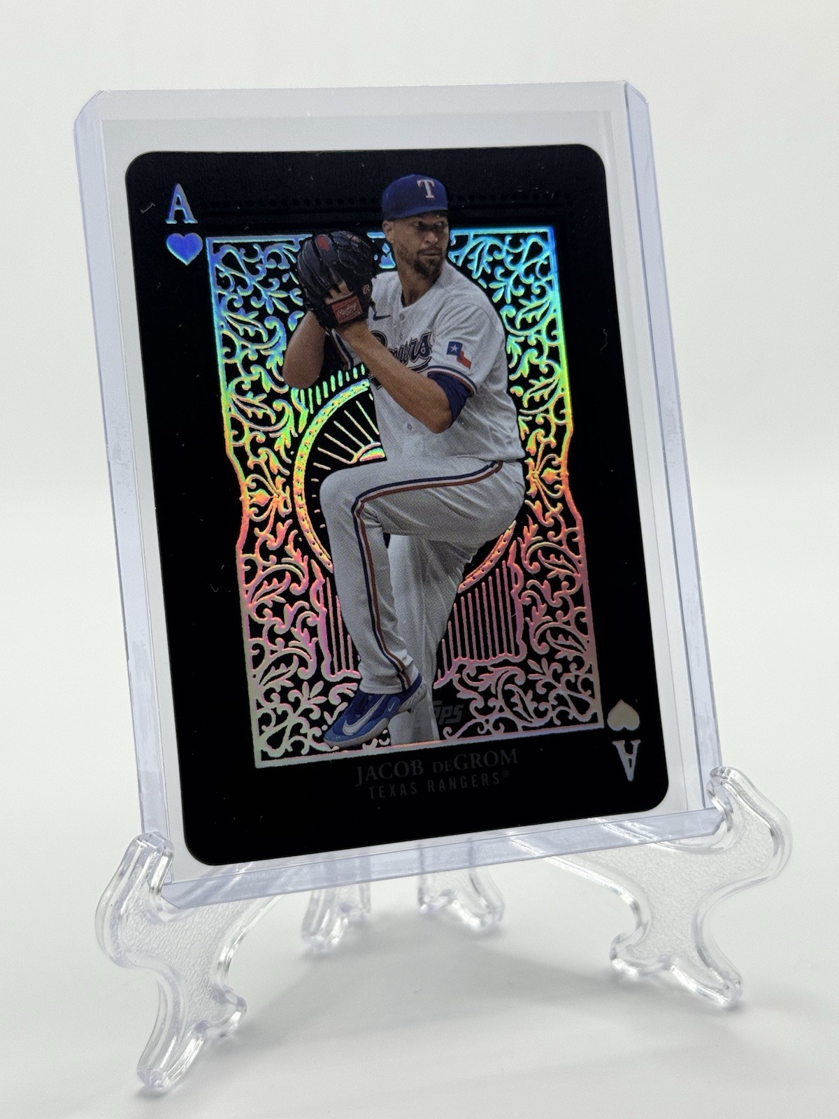 2025 Topps Series 1 #AA-18 Jacob Degrom All Aces Insert SP Rangers