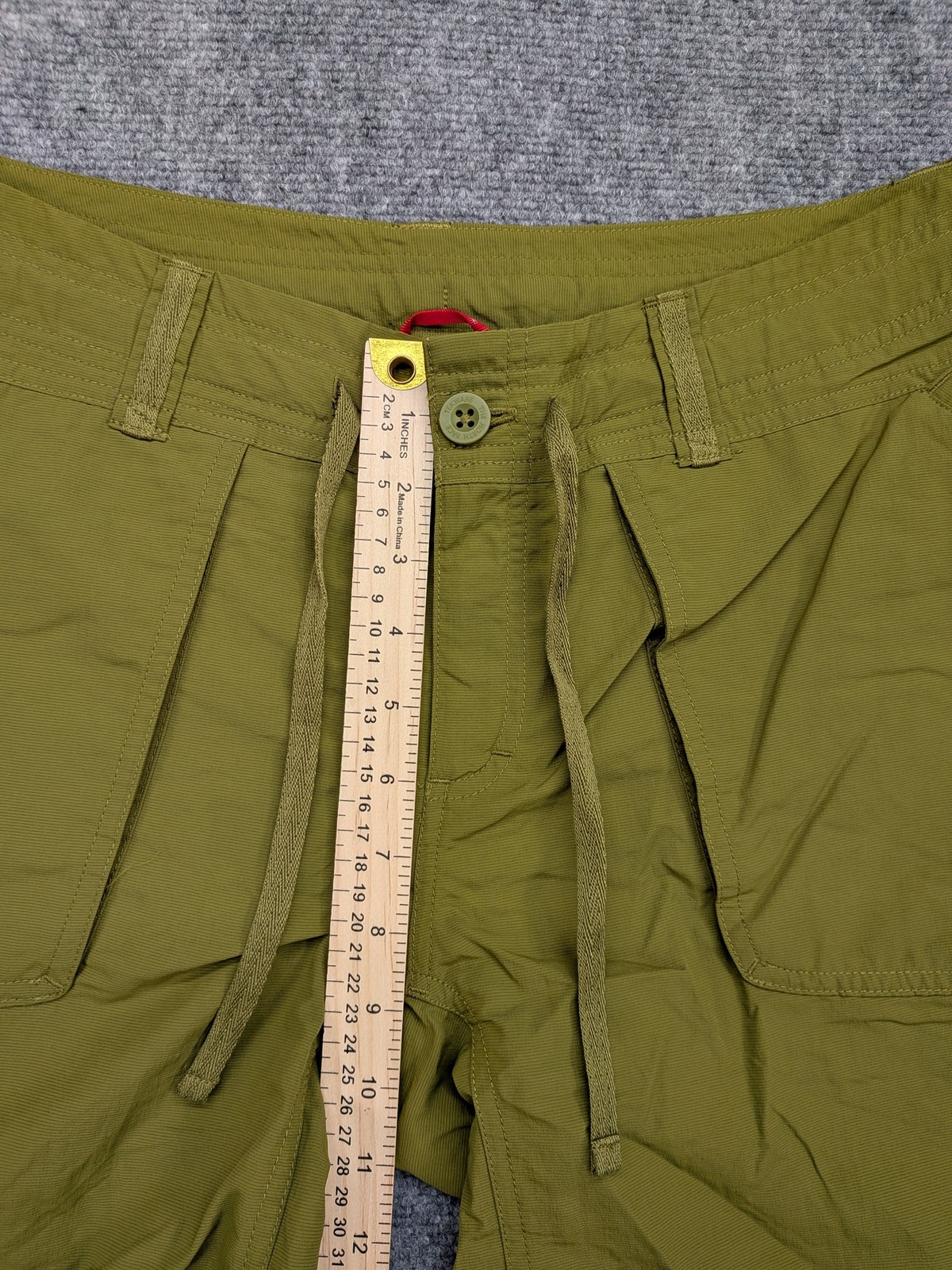 North Face Shorts Womens 14 Green Lightweight Trail Hiking Outdoor Stow Pocket thumbnail 4