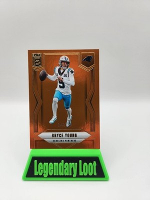 2025 Panini Donruss Elite Bryce Young Orange /199 #34 Carolina Panthers
